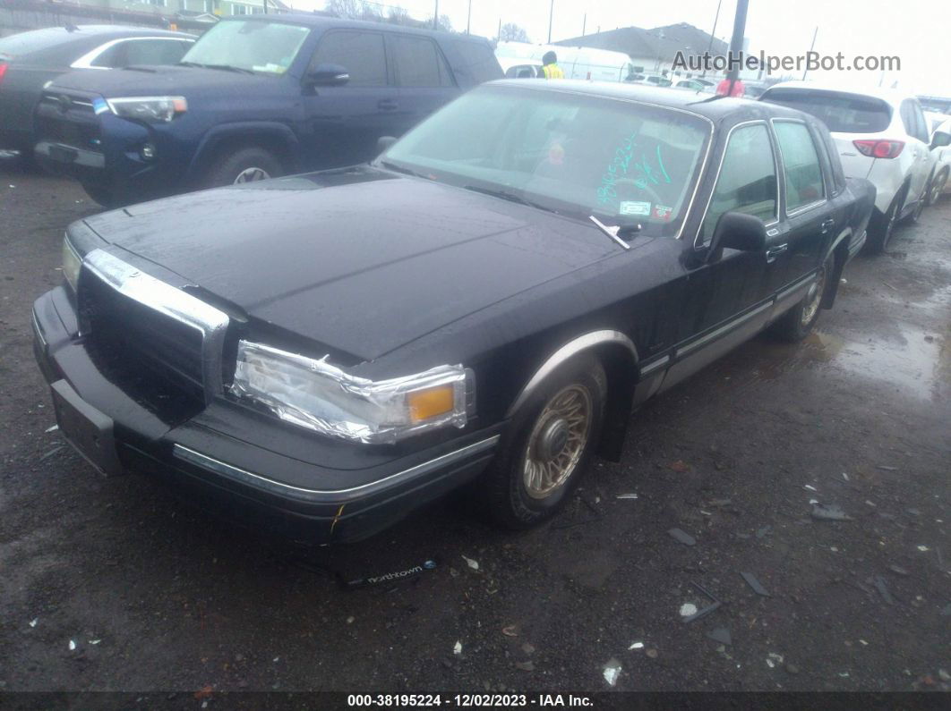 1995 Lincoln Town Car Executive Black vin: 1LNLM81W9SY763296