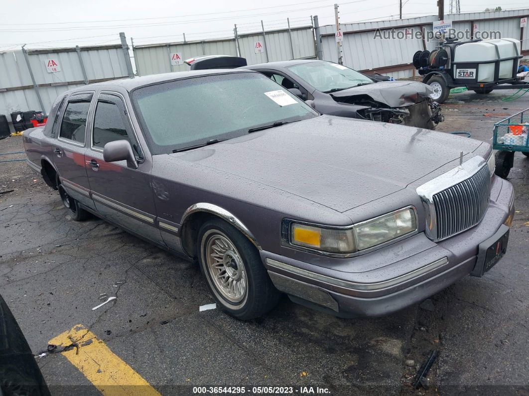 1995 Lincoln Town Car Signature/spinnaker Gray vin: 1LNLM82W8SY614487