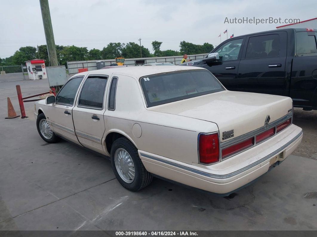 1995 Lincoln Town Car Cartier White vin: 1LNLM83W1SY674173