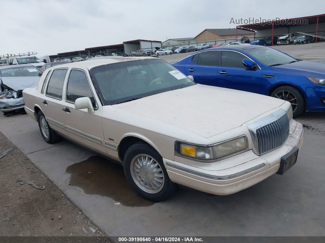 1995 Lincoln Town Car Cartier White vin: 1LNLM83W1SY674173