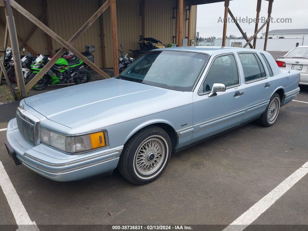 1992 Lincoln Town Car Cartier Light Blue vin: 1LNLM83W3NY691884