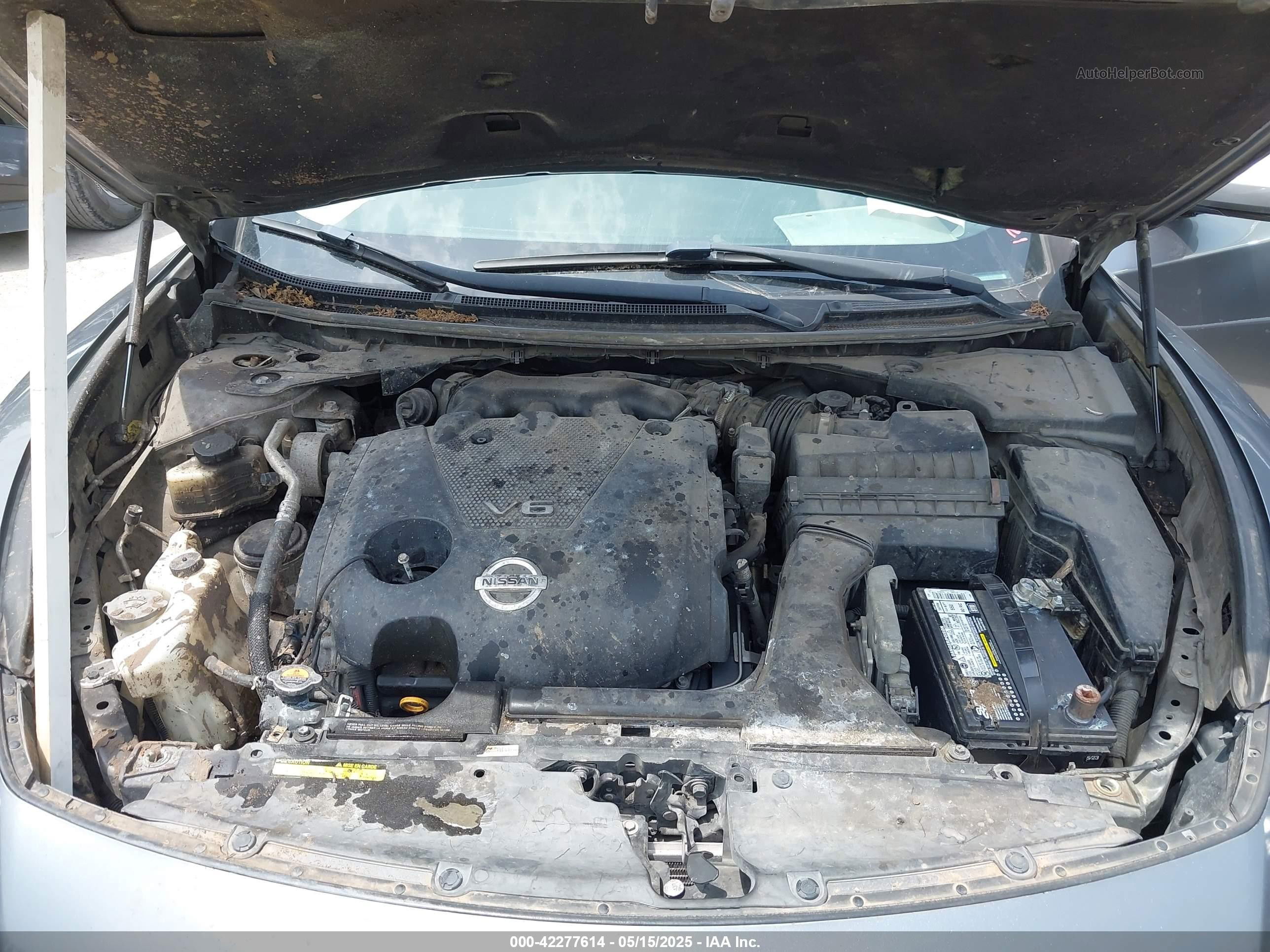 2014 Nissan Maxima 3.5 S Серый vin: 1N4AA5AP0EC454707
