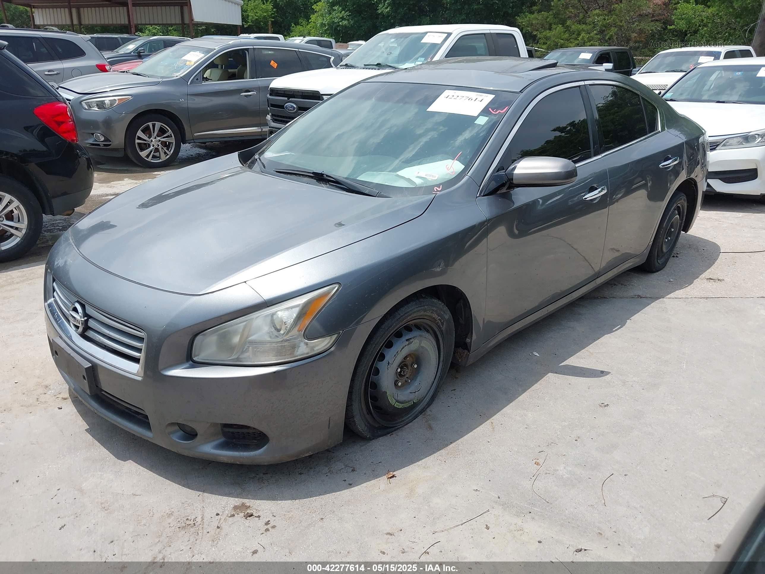 2014 Nissan Maxima 3.5 S Серый vin: 1N4AA5AP0EC454707