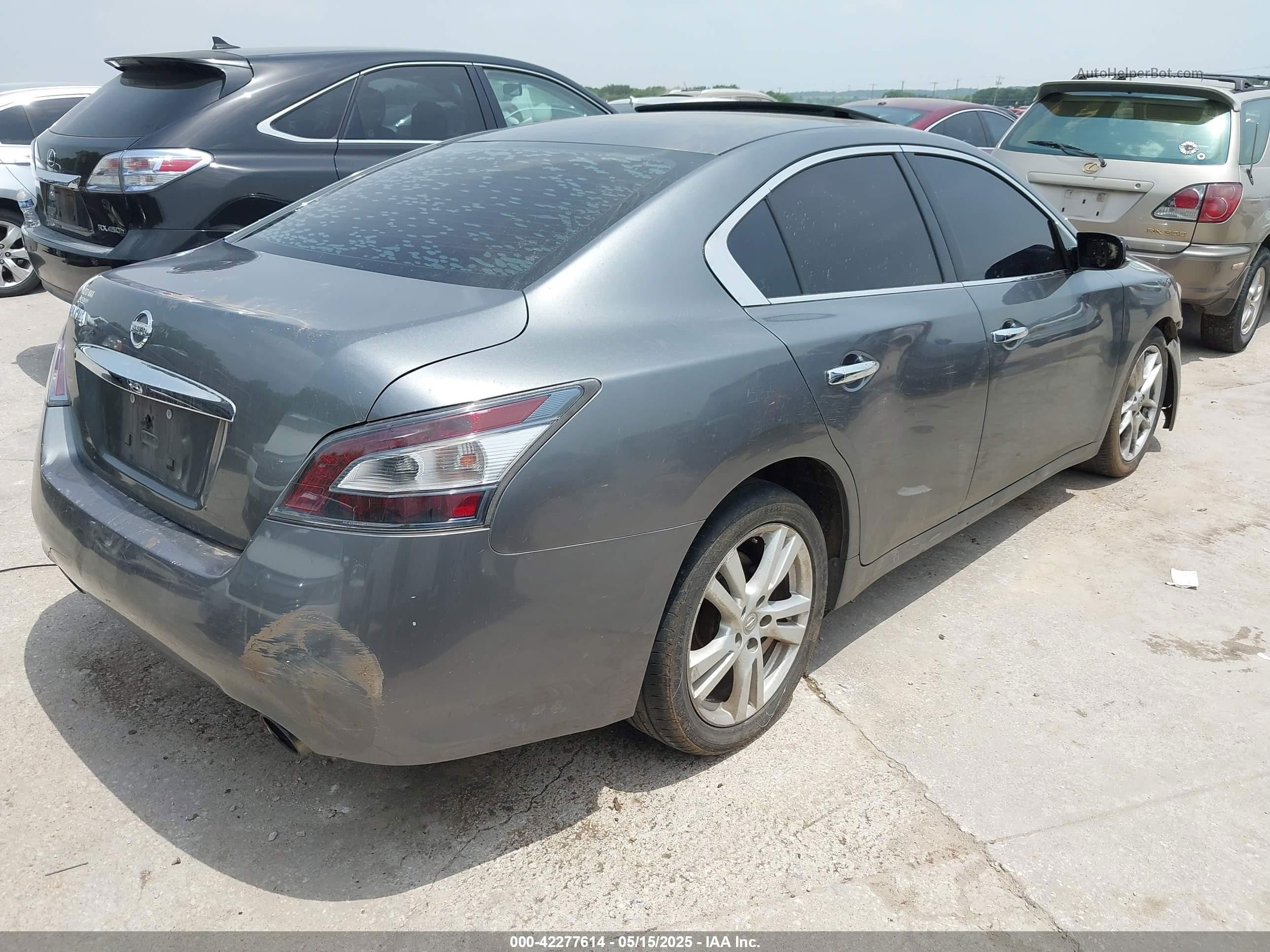 2014 Nissan Maxima 3.5 S Серый vin: 1N4AA5AP0EC454707