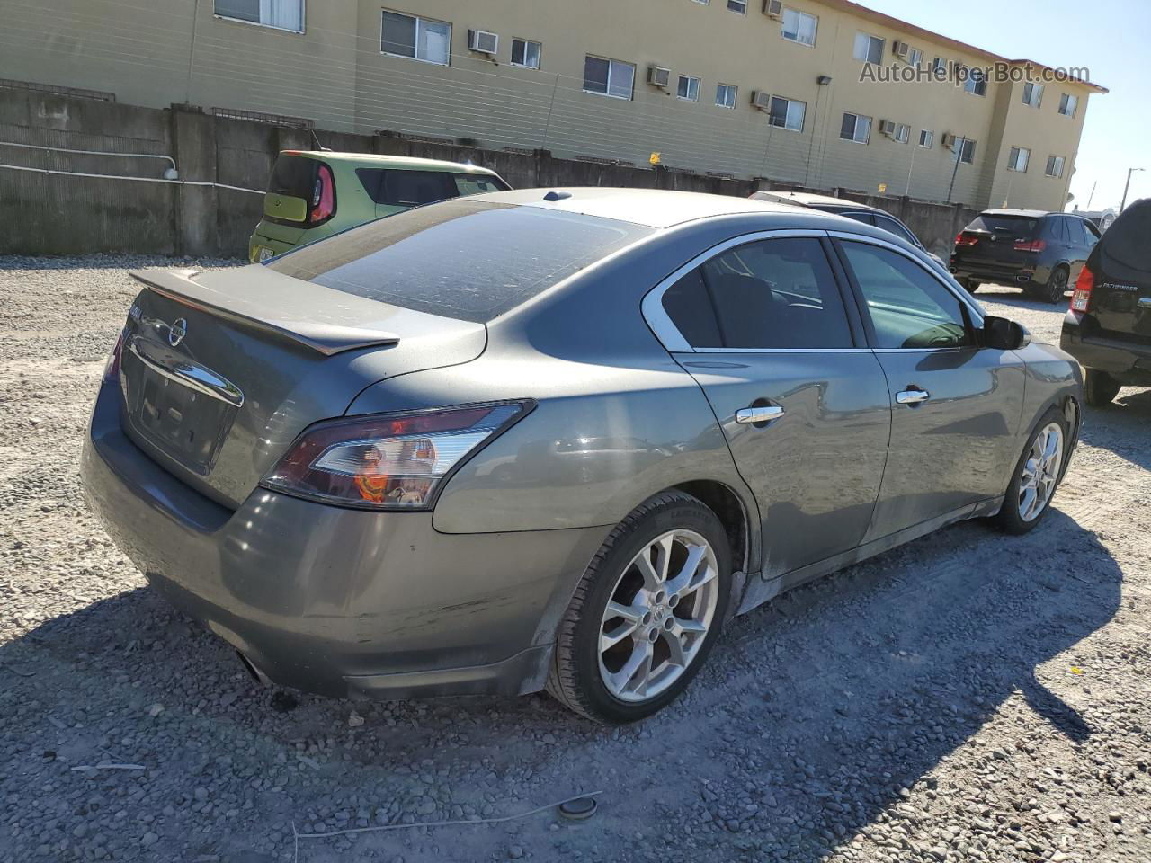 2014 Nissan Maxima S Серый vin: 1N4AA5AP0EC473287