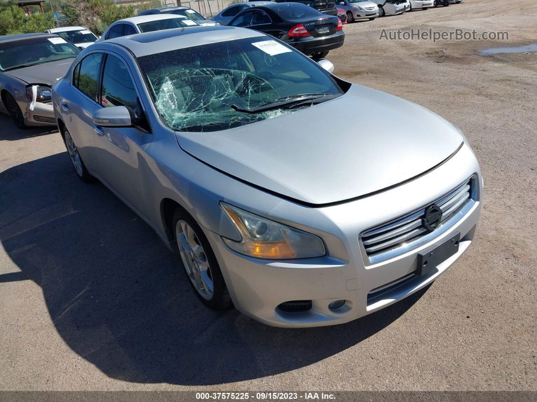 2014 Nissan Maxima 3.5 Sv Silver vin: 1N4AA5AP0EC474505