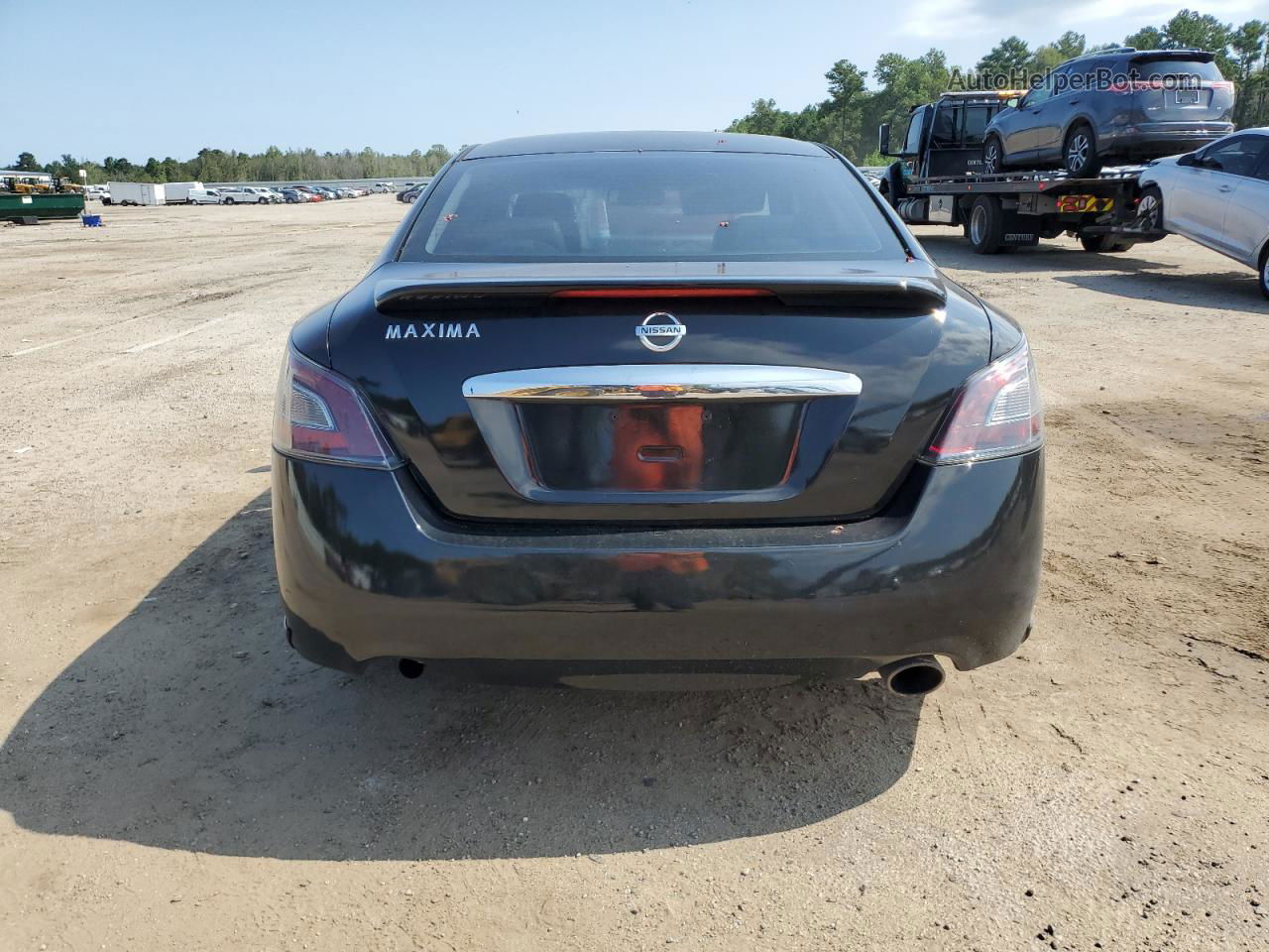 2014 Nissan Maxima S Black vin: 1N4AA5AP0EC477615