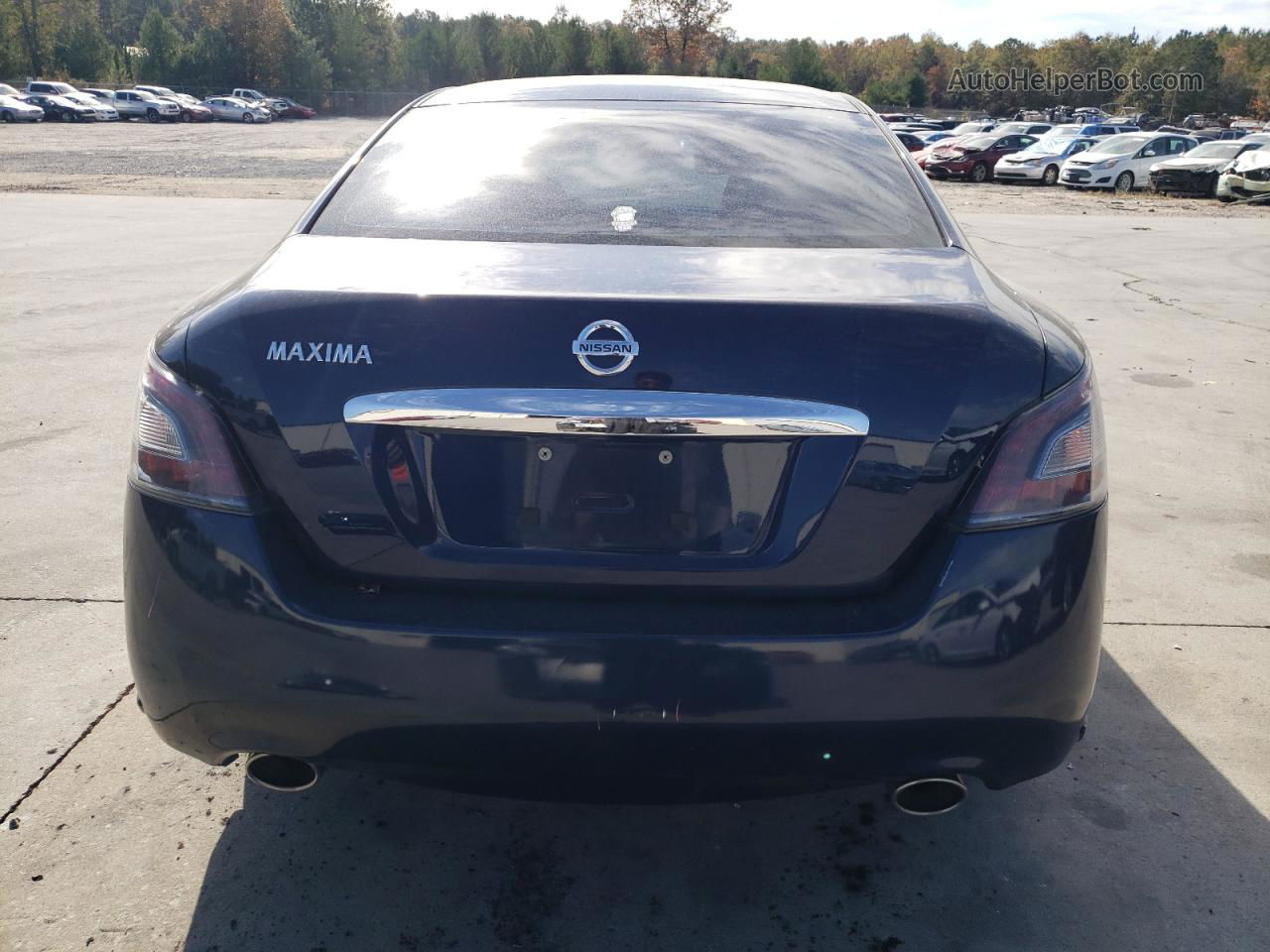 2014 Nissan Maxima S Blue vin: 1N4AA5AP0EC479204