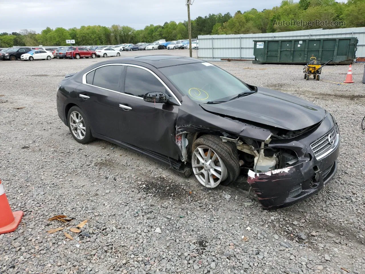 2014 Nissan Maxima S Серый vin: 1N4AA5AP0EC487819