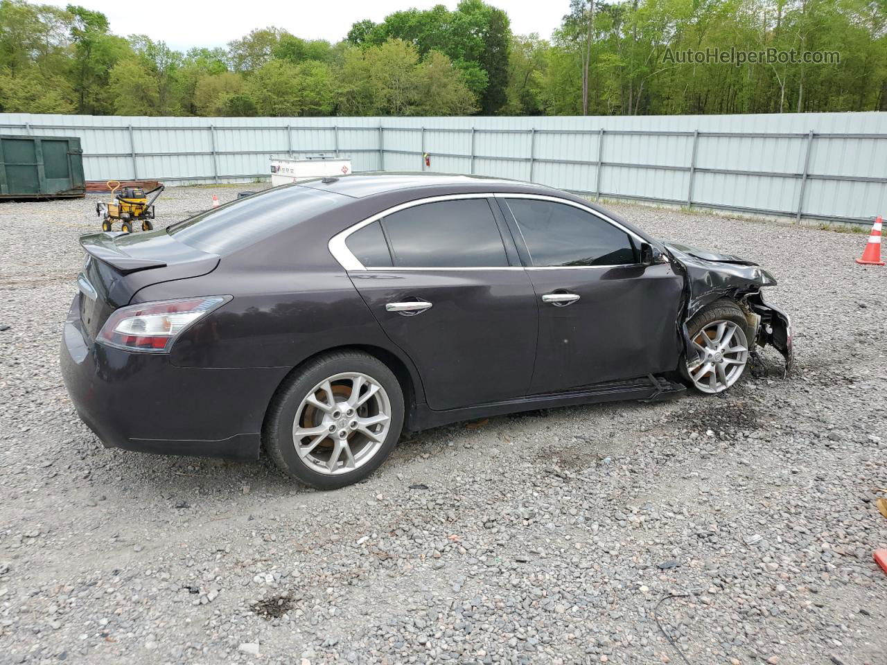 2014 Nissan Maxima S Серый vin: 1N4AA5AP0EC487819