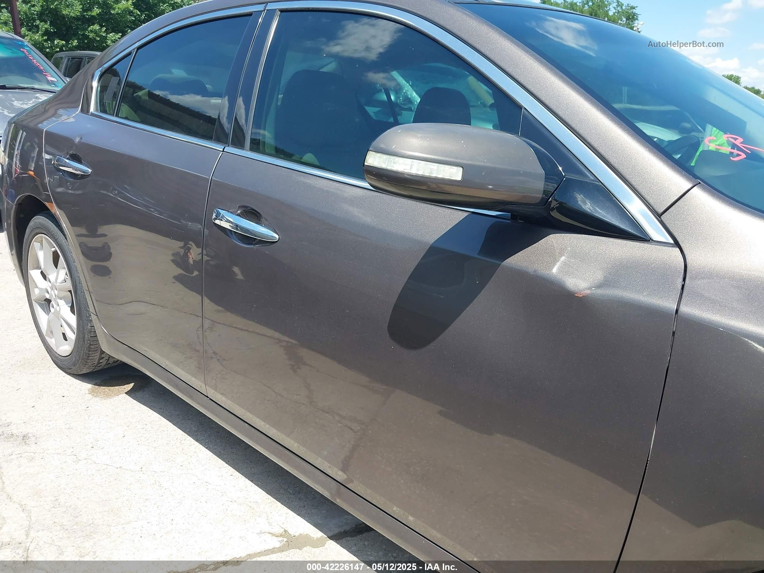 2014 Nissan Maxima 3.5 Sv Brown vin: 1N4AA5AP0EC494379