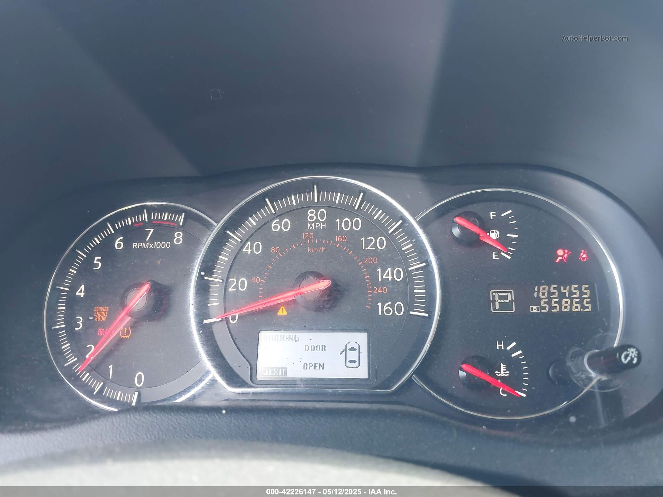 2014 Nissan Maxima 3.5 Sv Brown vin: 1N4AA5AP0EC494379
