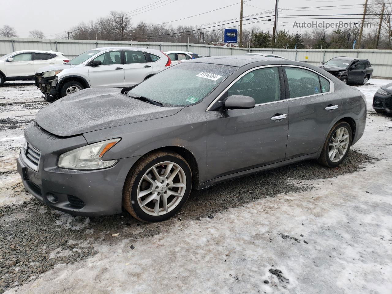 2014 Nissan Maxima S Gray vin: 1N4AA5AP0EC498948