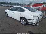 2014 Nissan Maxima 3.5 Sv W/premium Pkg White vin: 1N4AA5AP0EC906297