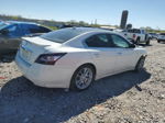 2014 Nissan Maxima S White vin: 1N4AA5AP0EC909992