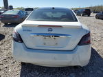 2014 Nissan Maxima S White vin: 1N4AA5AP0EC909992