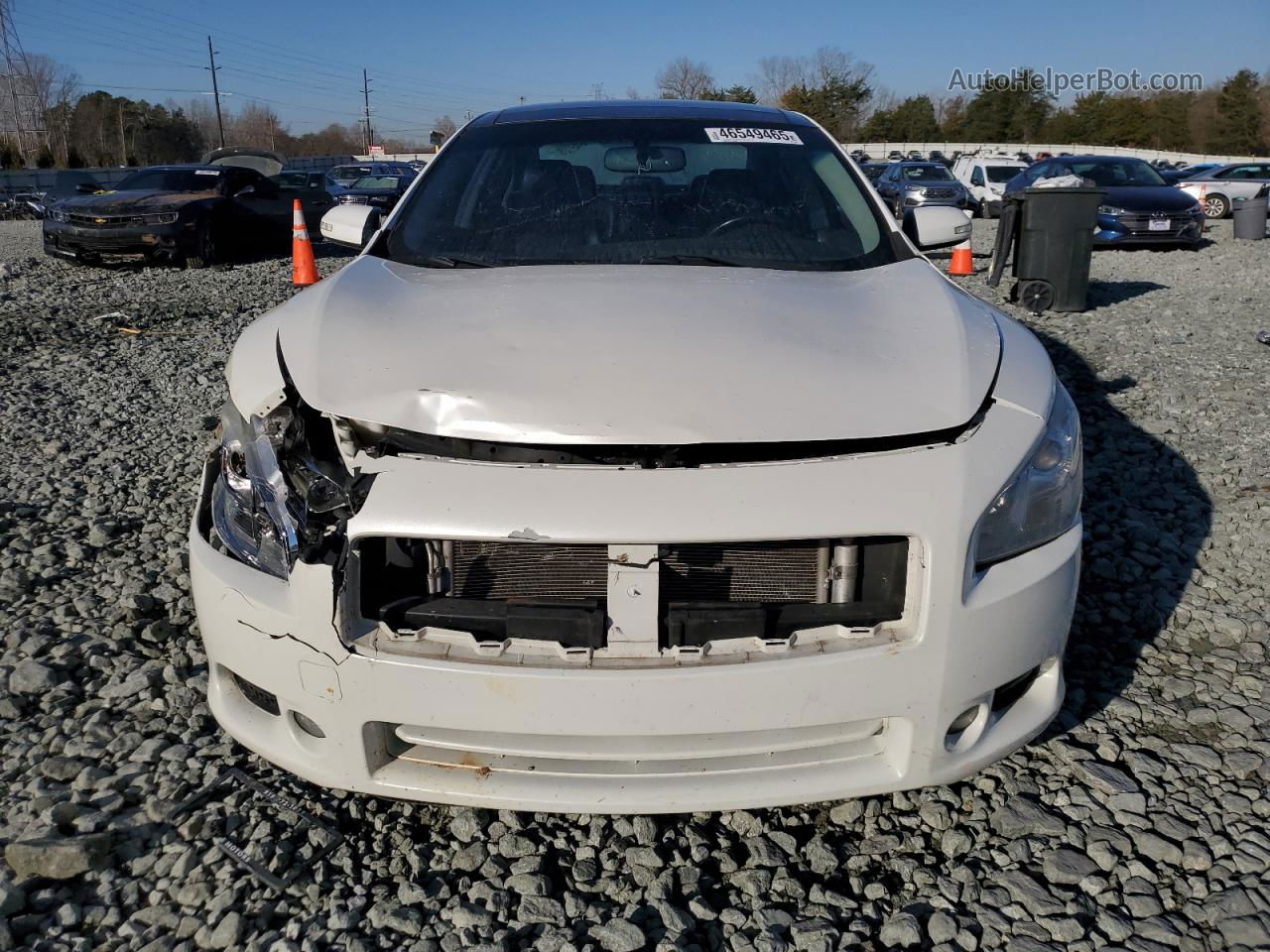 2014 Nissan Maxima S Белый vin: 1N4AA5AP0EC912620