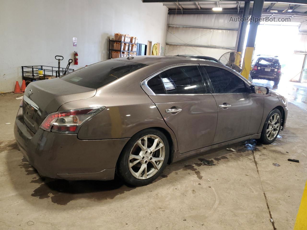 2014 Nissan Maxima S Угольный vin: 1N4AA5AP1EC485514