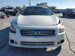 2014 Nissan Maxima S White vin: 1N4AA5AP1EC488087