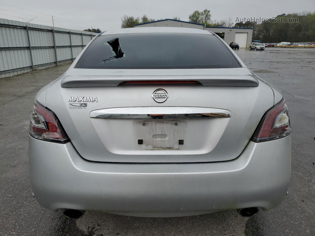 2014 Nissan Maxima S Silver vin: 1N4AA5AP1EC913713