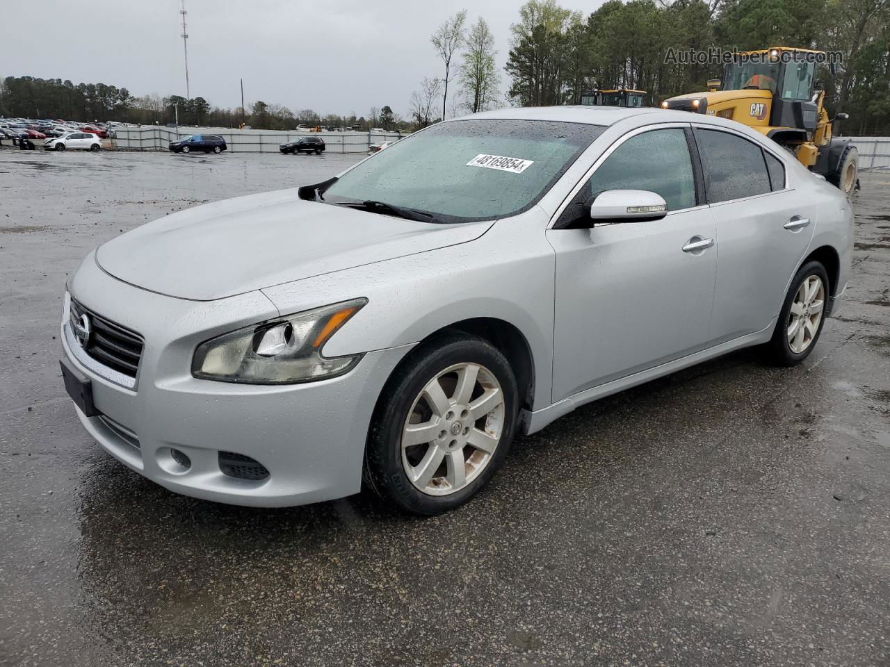 2014 Nissan Maxima S Silver vin: 1N4AA5AP1EC913713