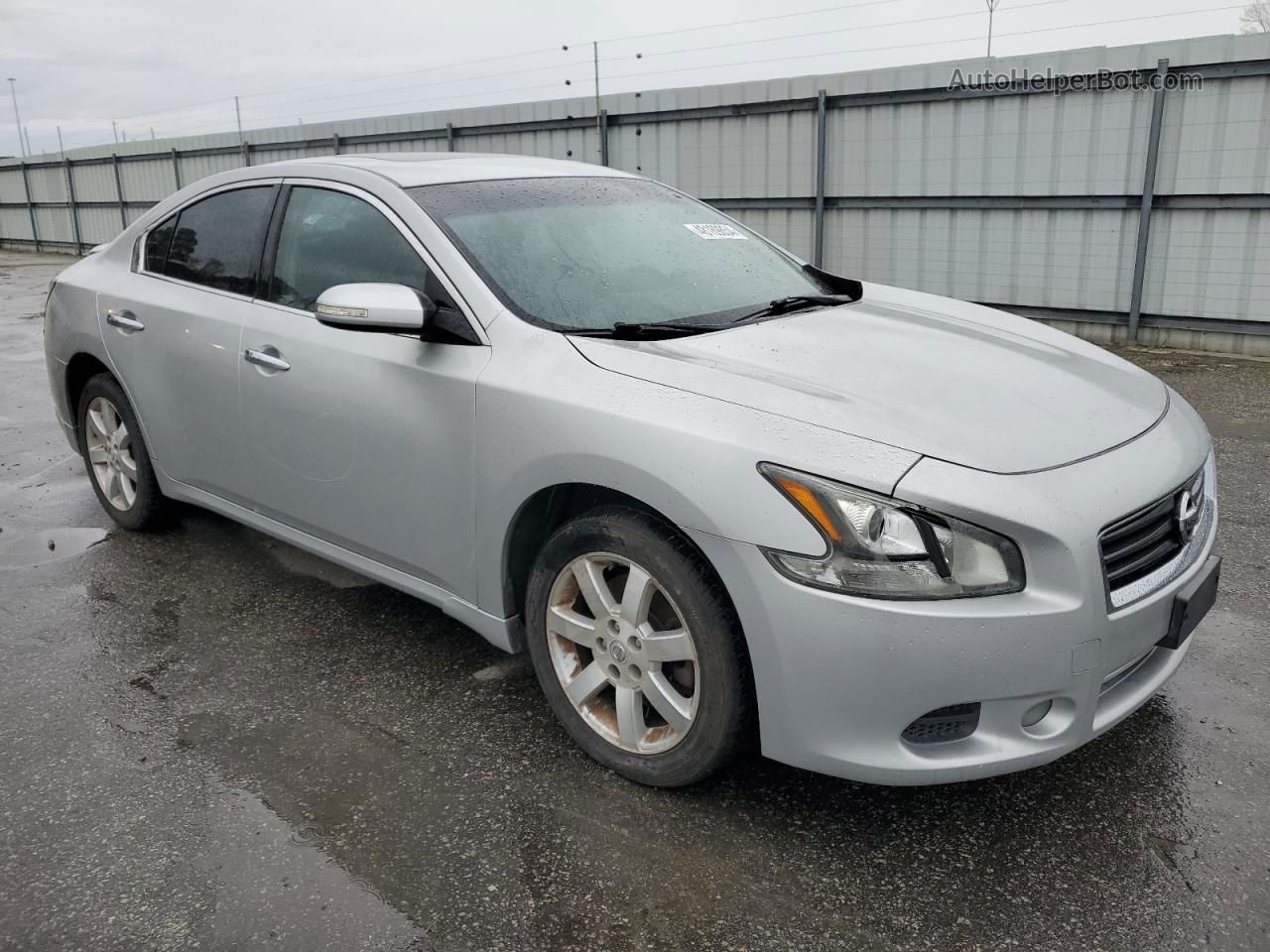 2014 Nissan Maxima S Silver vin: 1N4AA5AP1EC913713