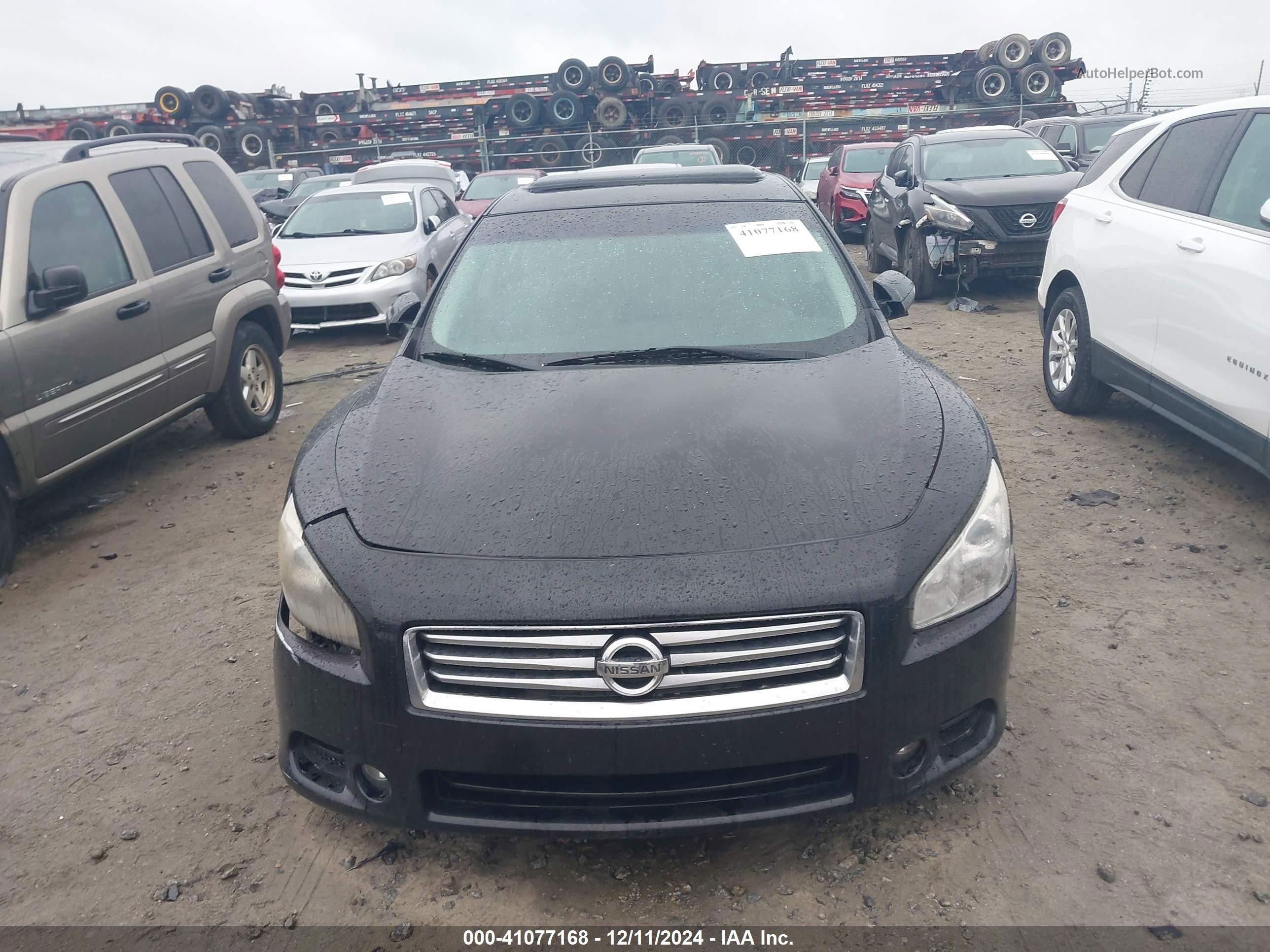 2014 Nissan Maxima 3.5 Sv Black vin: 1N4AA5AP2EC456457