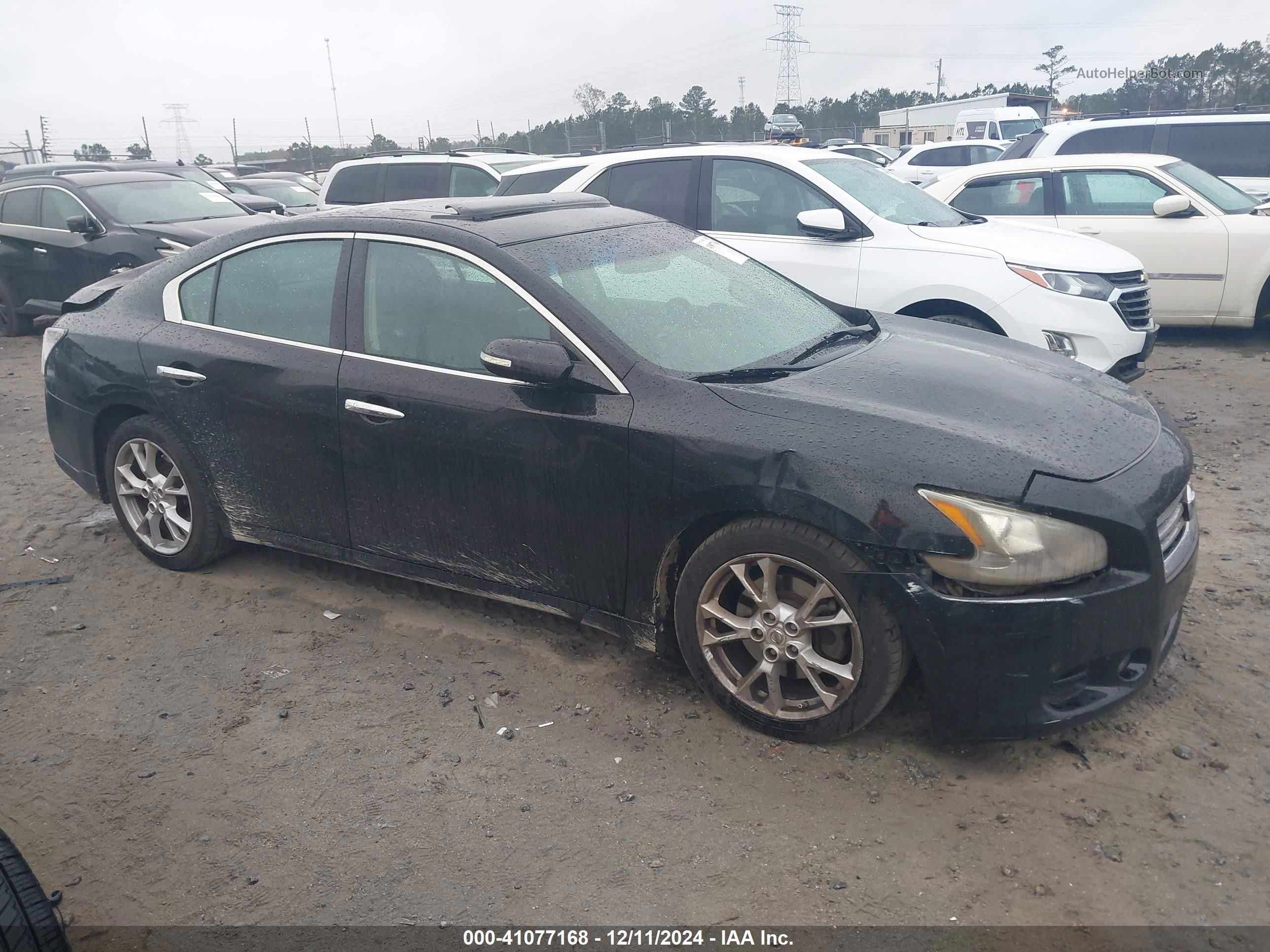 2014 Nissan Maxima 3.5 Sv Black vin: 1N4AA5AP2EC456457