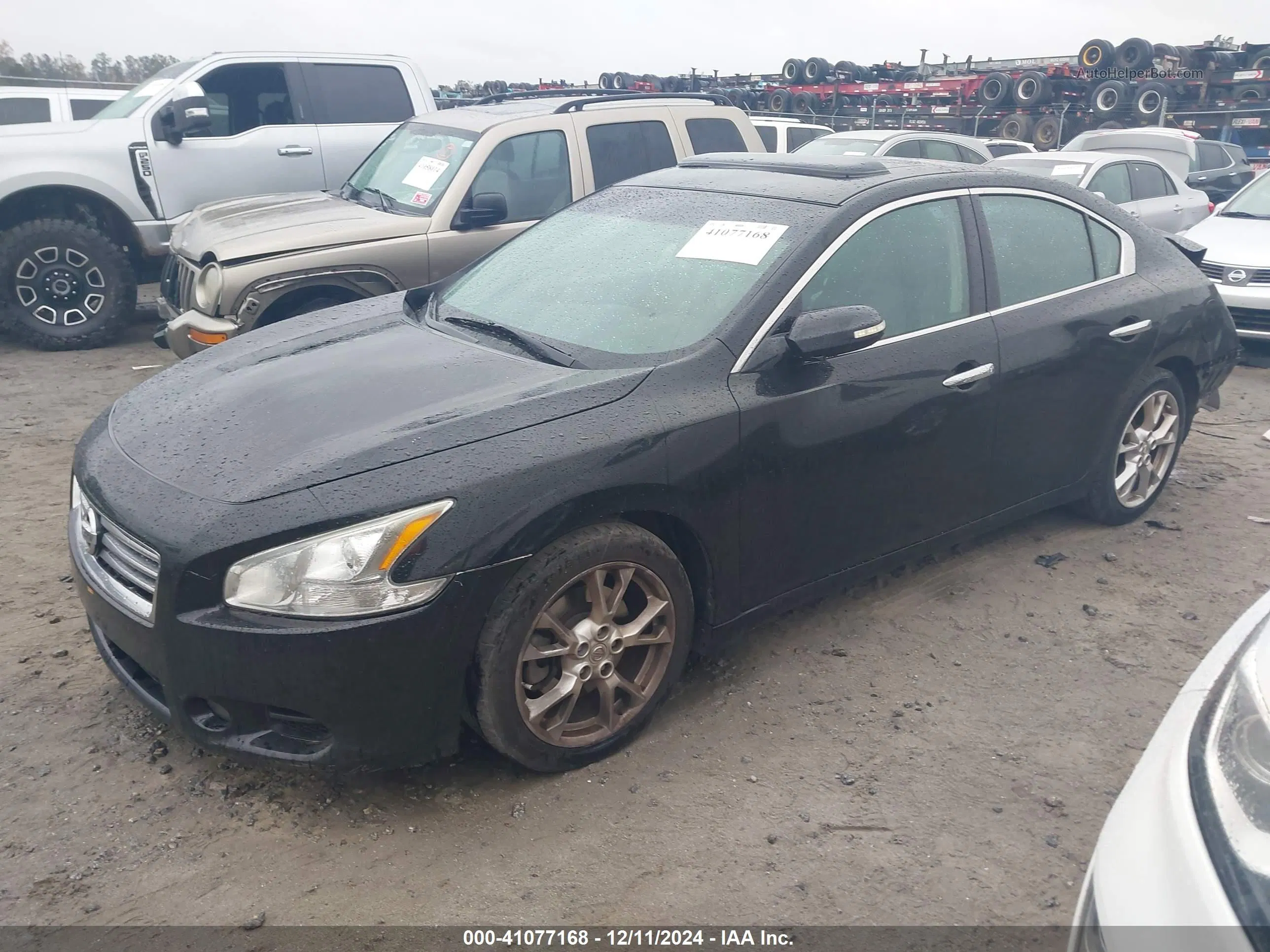 2014 Nissan Maxima 3.5 Sv Black vin: 1N4AA5AP2EC456457