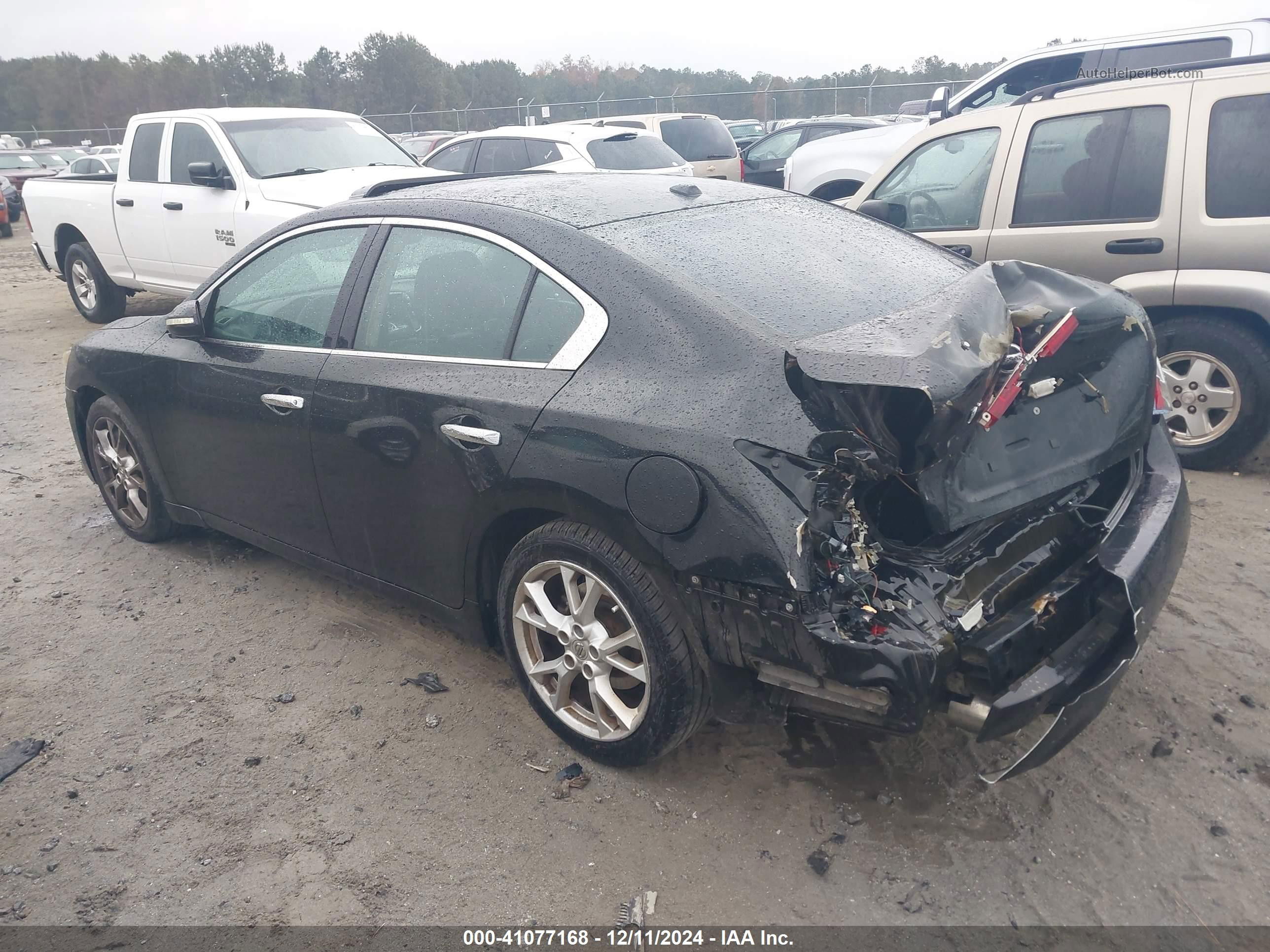 2014 Nissan Maxima 3.5 Sv Black vin: 1N4AA5AP2EC456457