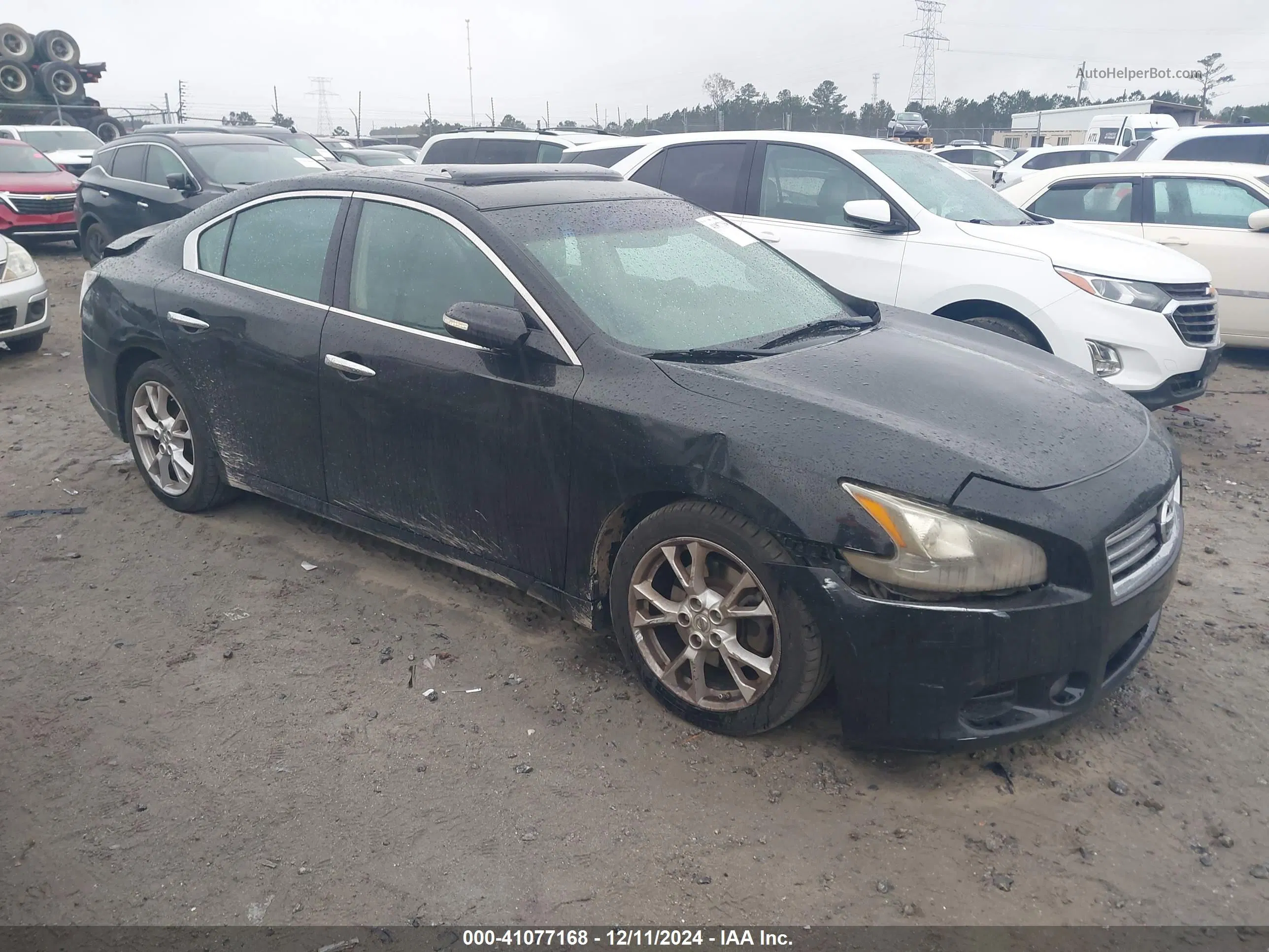 2014 Nissan Maxima 3.5 Sv Black vin: 1N4AA5AP2EC456457