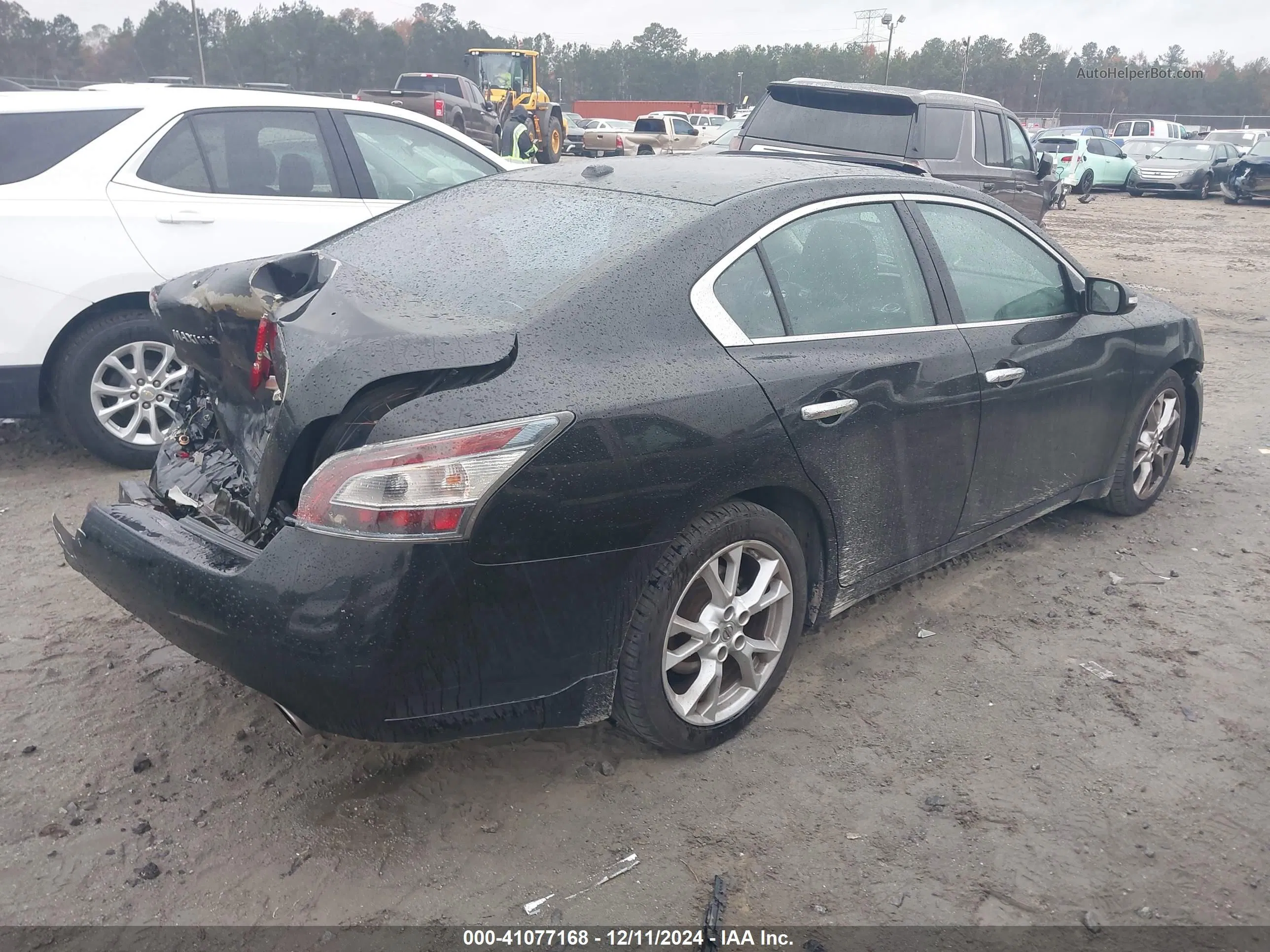 2014 Nissan Maxima 3.5 Sv Black vin: 1N4AA5AP2EC456457