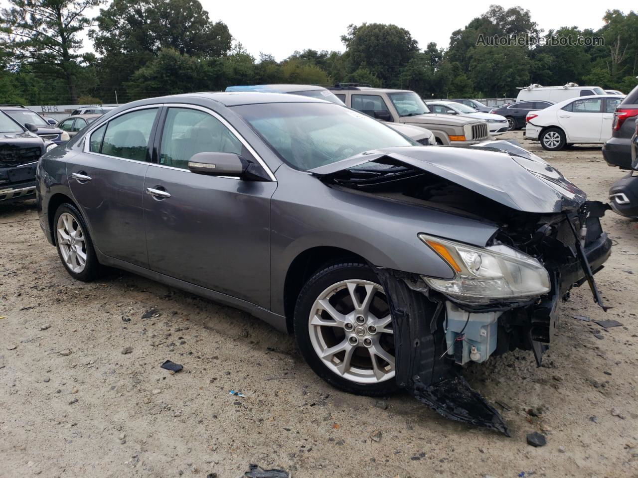 2014 Nissan Maxima S Gray vin: 1N4AA5AP2EC476692