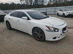 2014 Nissan Maxima S White vin: 1N4AA5AP2EC914630