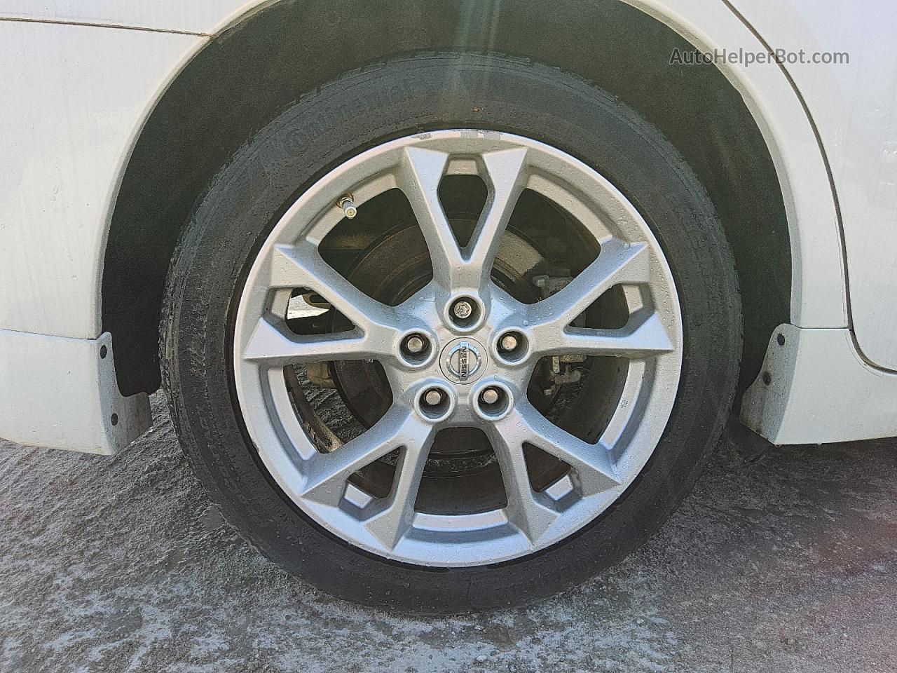2014 Nissan Maxima S Белый vin: 1N4AA5AP3EC443555 Damage: Right Rear Wheel, Curb Rash, 5 to 6 inches