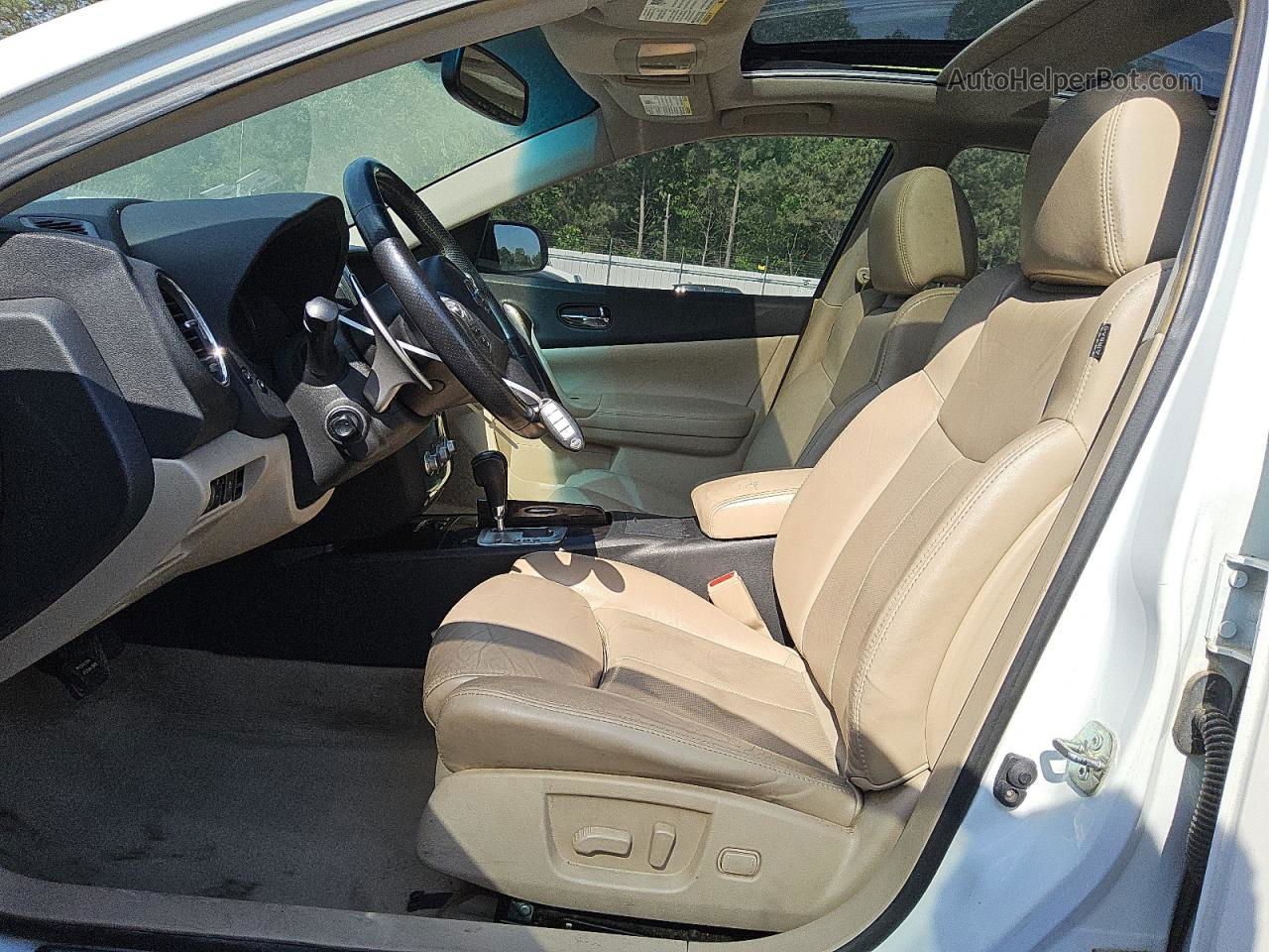 2014 Nissan Maxima S Белый vin: 1N4AA5AP3EC443555