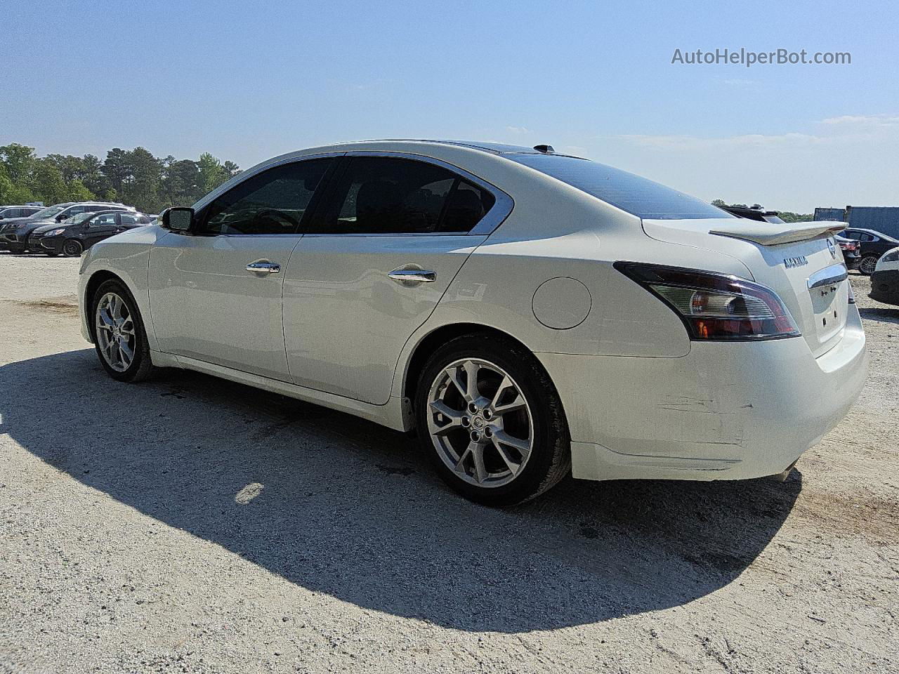 2014 Nissan Maxima S Белый vin: 1N4AA5AP3EC443555