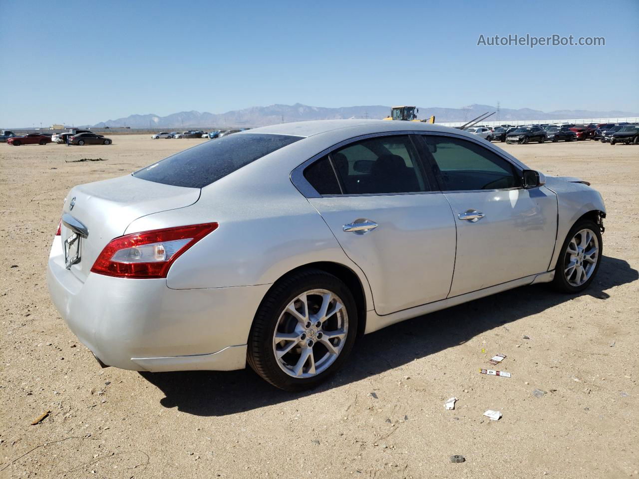 2014 Nissan Maxima S Silver vin: 1N4AA5AP4EC430927