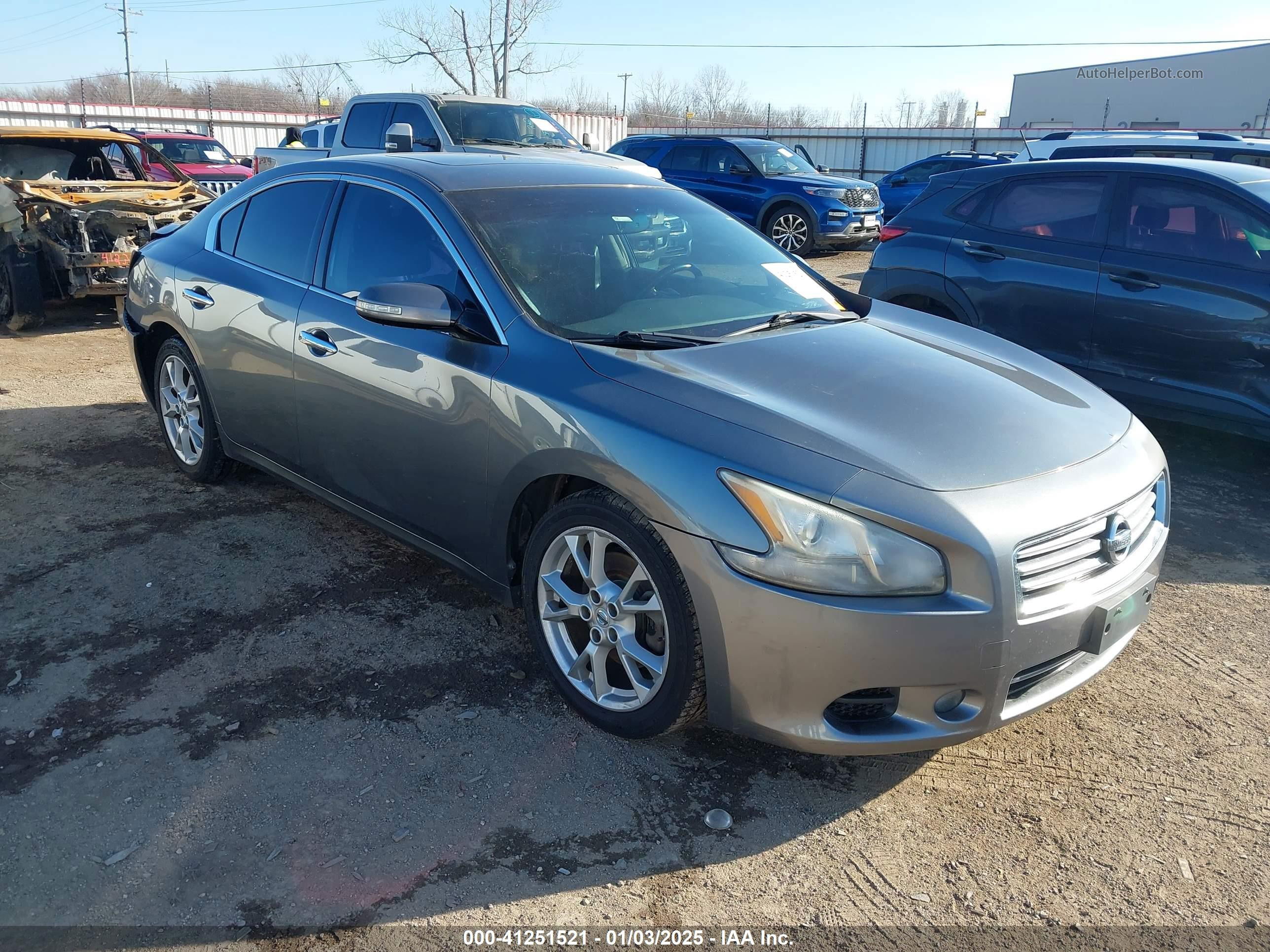 2014 Nissan Maxima 3.5 Sv Gray vin: 1N4AA5AP4EC431527