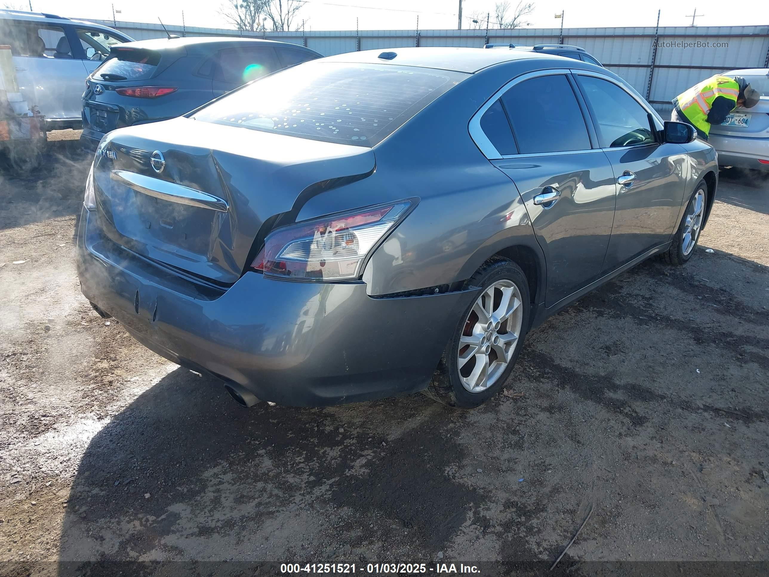 2014 Nissan Maxima 3.5 Sv Gray vin: 1N4AA5AP4EC431527