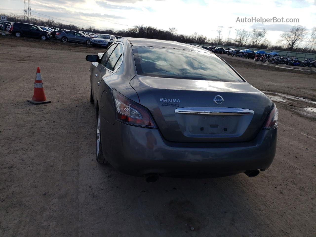 2014 Nissan Maxima S Gray vin: 1N4AA5AP4EC446691