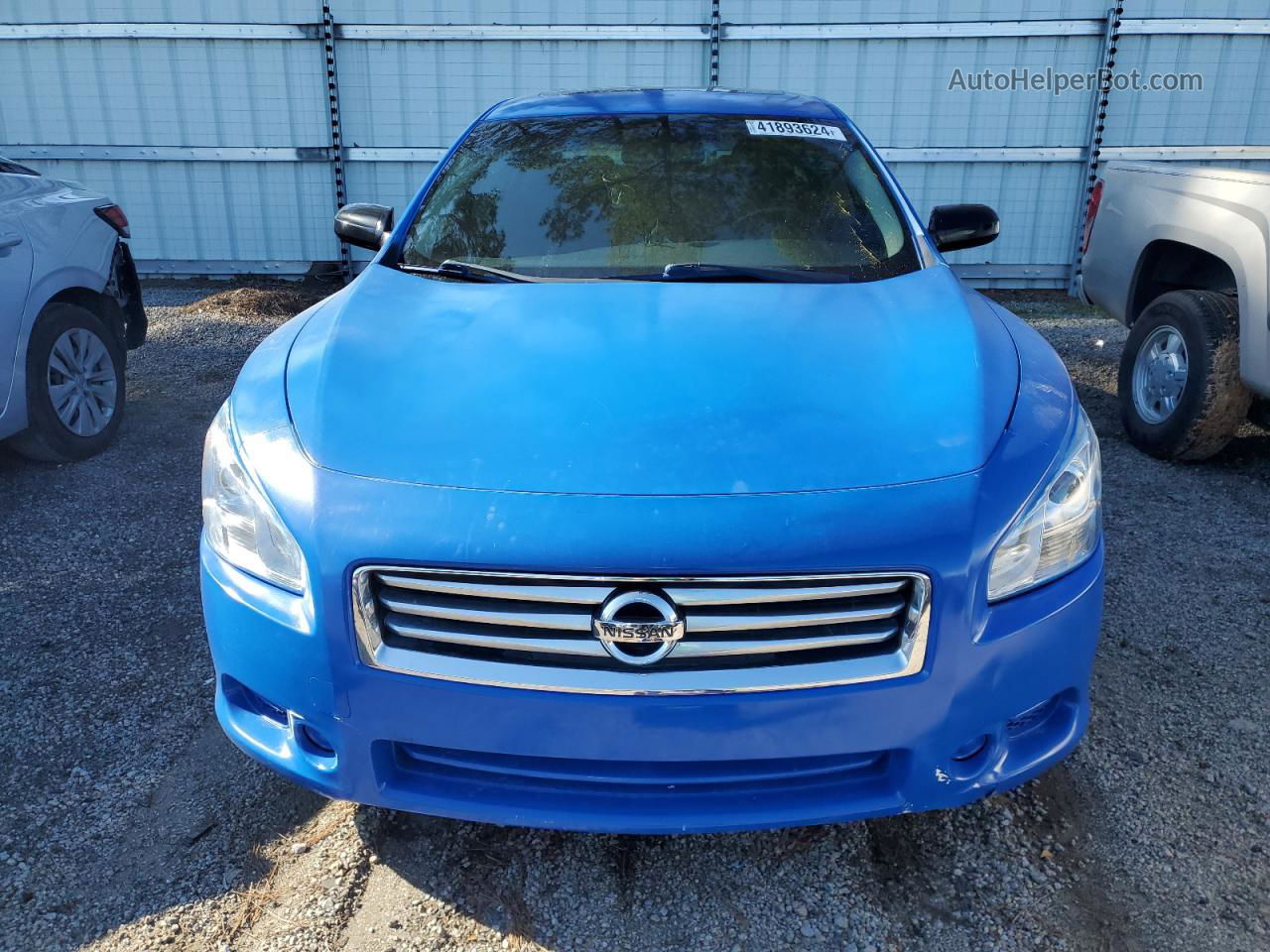 2014 Nissan Maxima S Blue vin: 1N4AA5AP4EC458517