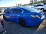 2014 Nissan Maxima S Синий vin: 1N4AA5AP4EC458517