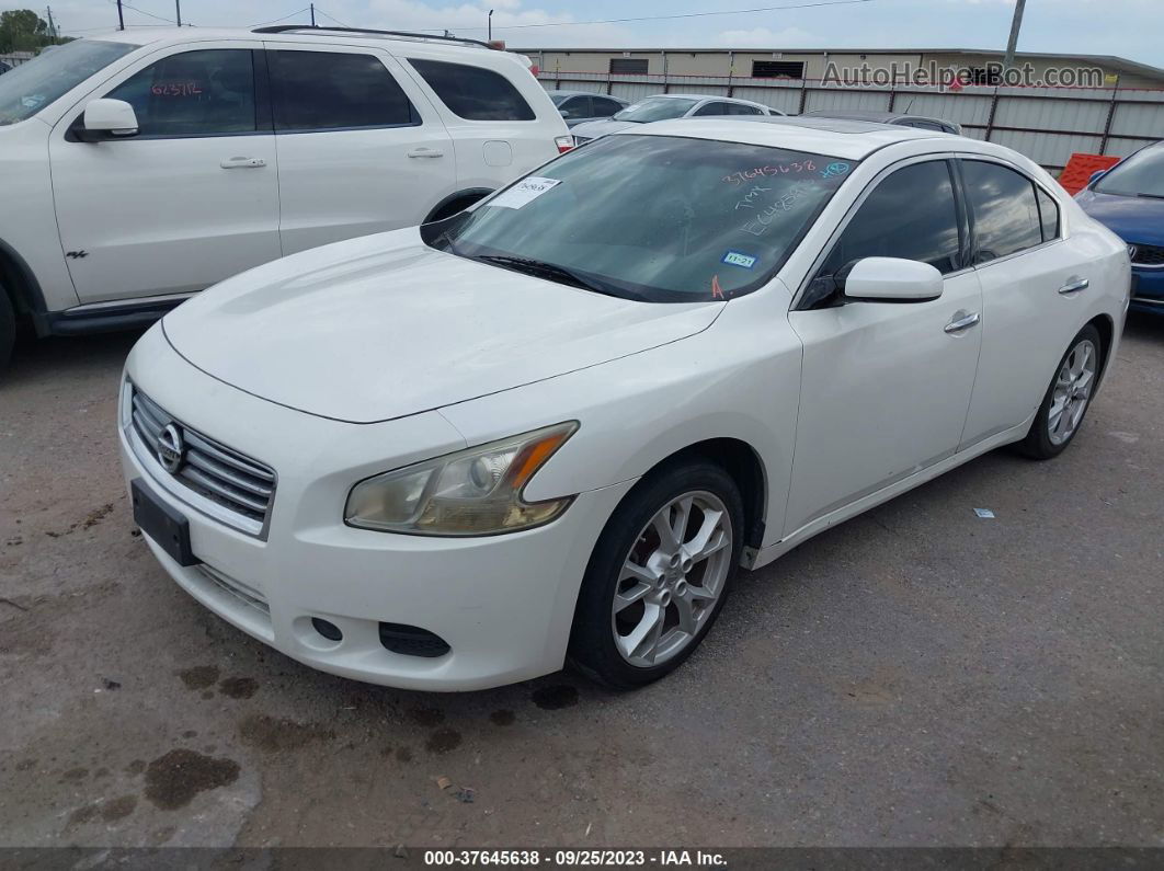 2014 Nissan Maxima 3.5 White vin: 1N4AA5AP4EC485913