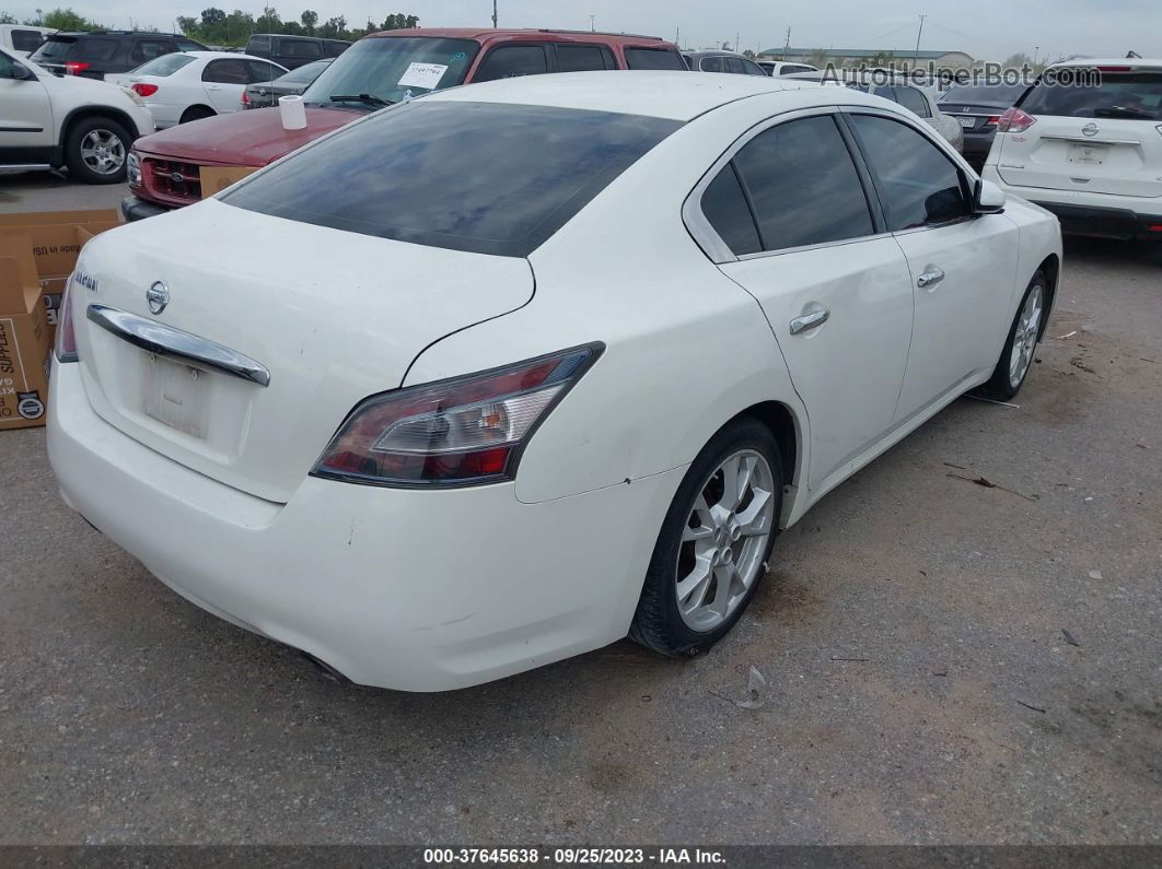 2014 Nissan Maxima 3.5 White vin: 1N4AA5AP4EC485913