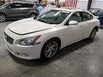 2014 Nissan Maxima S White vin: 1N4AA5AP4EC499665