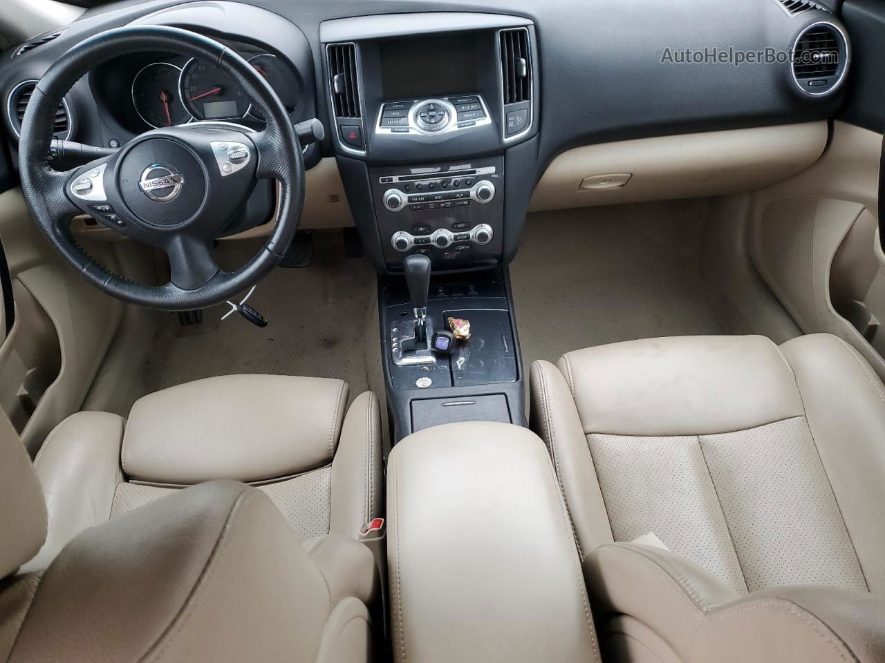 2014 Nissan Maxima S White vin: 1N4AA5AP4EC499665