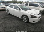 2014 Nissan Maxima 3.5 Sv W/premium Pkg White vin: 1N4AA5AP4EC915648