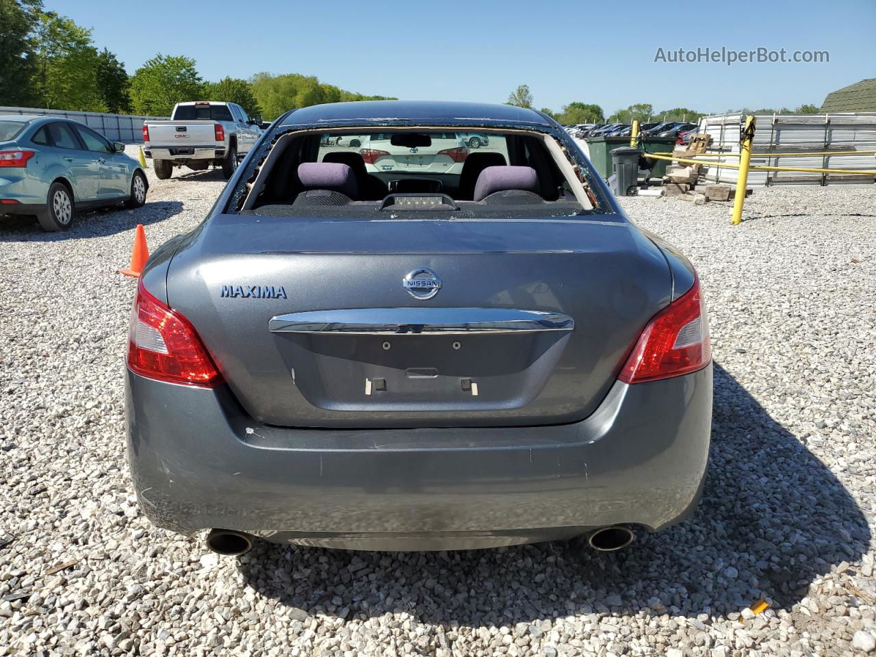 2014 Nissan Maxima S Серый vin: 1N4AA5AP5EC443072