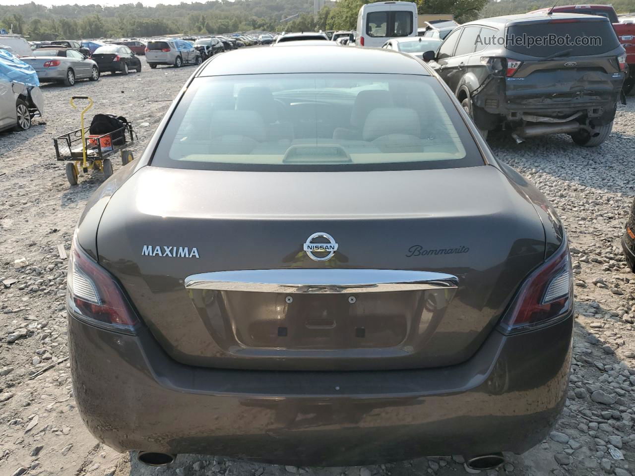 2014 Nissan Maxima S Silver vin: 1N4AA5AP5EC465699
